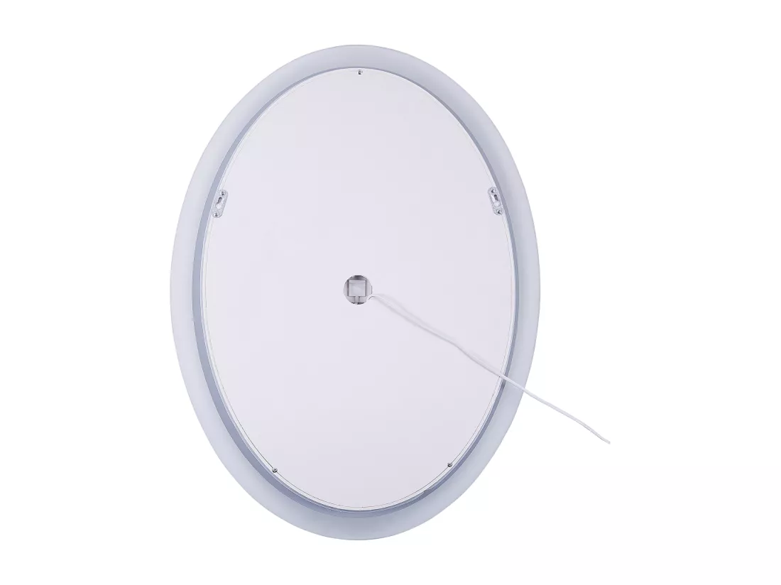 Miroir de salle de bain LED VIRIAT 60 cm 80 cm Argenté