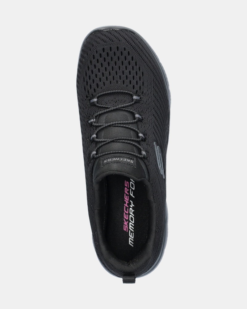 Skechers Summits Instapschoenen  - zwart