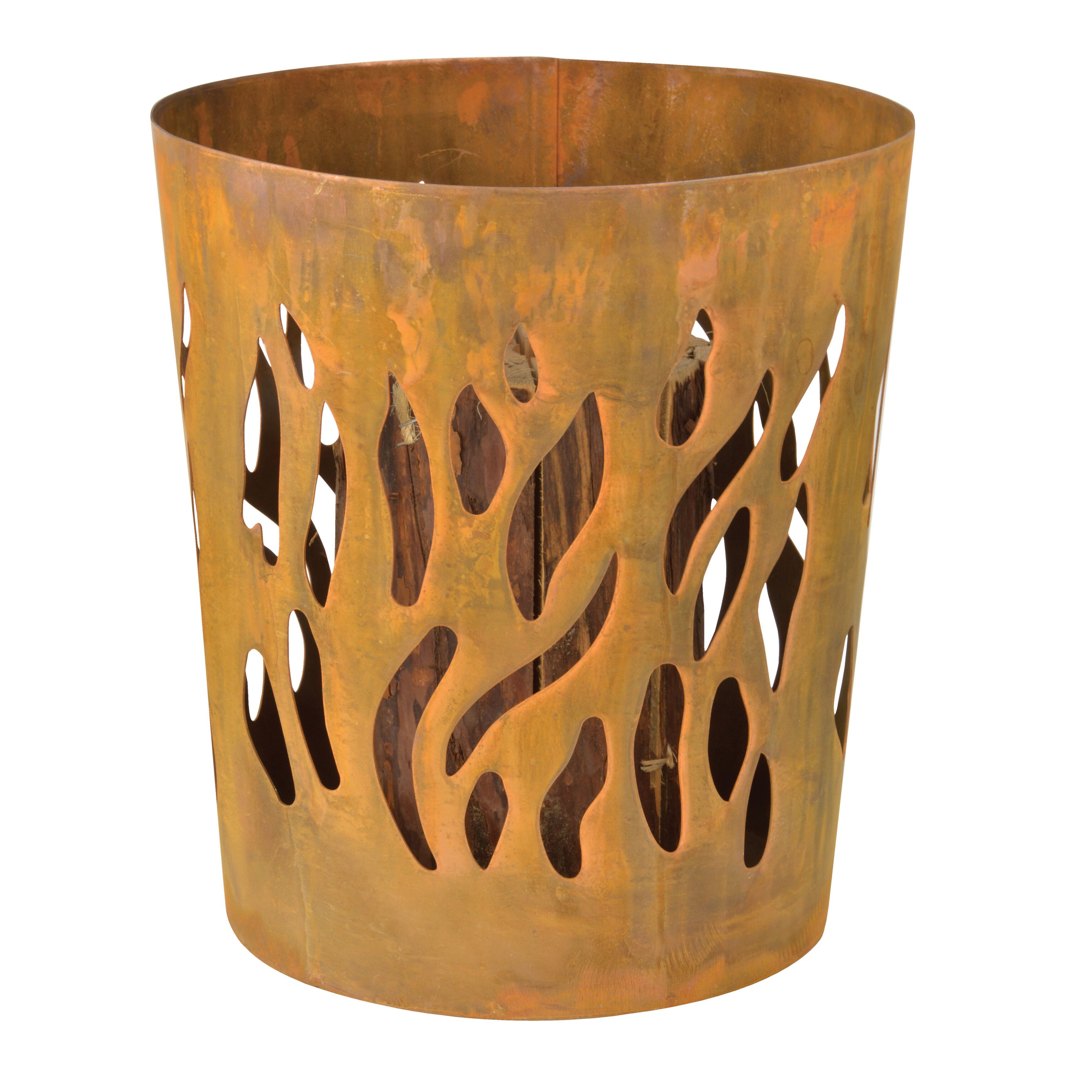 Esschert Fancy Flames Zweedse fakkel - Vuurkorf - Rond - Bruin - Metaal