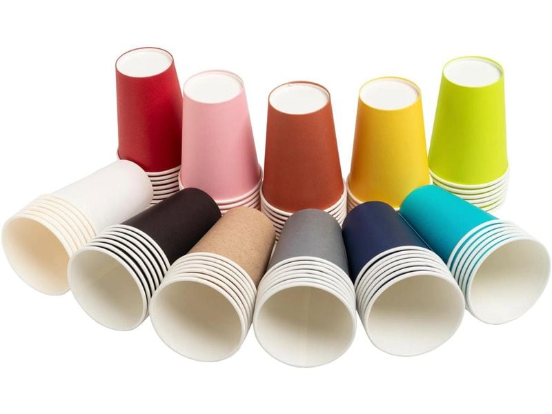 PRO nappe Einwegbecher 2 dl, 15 Stück, Gelb 15 Pappbecher