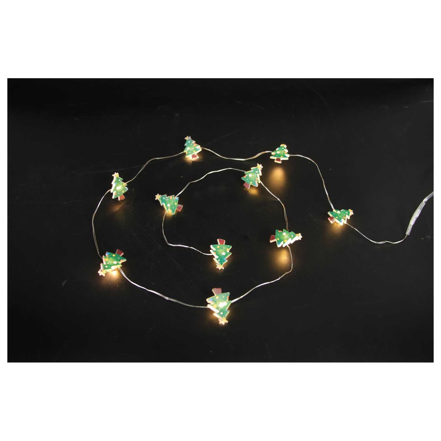 novooo Lichterkette 10LED Acrylfiguren 4f