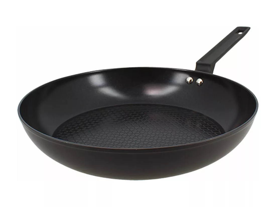 Menastyl - Poele First 30cm En Aluminium Noir Induction
