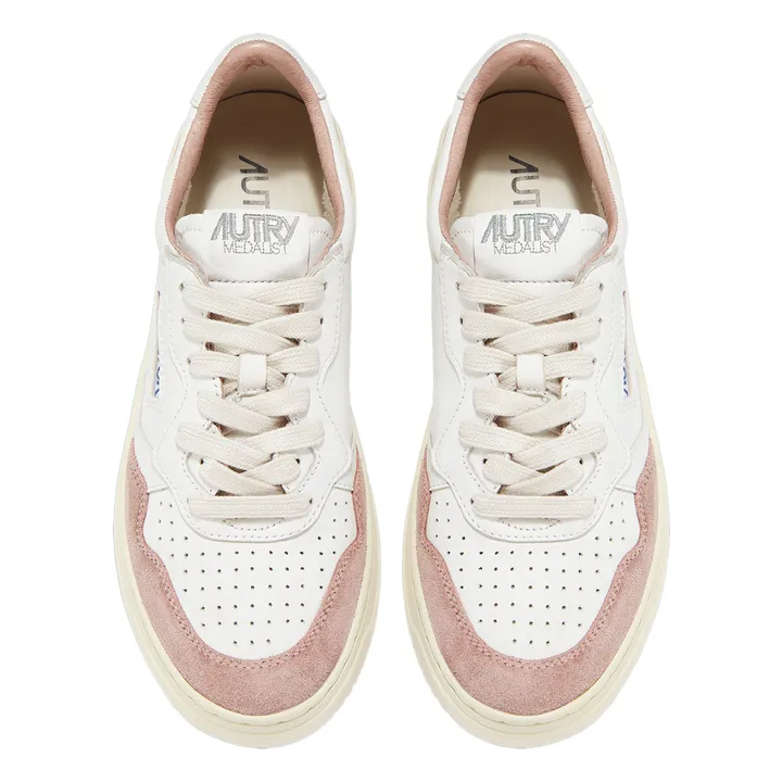 Autry Baskets Medalist Low Cuir de Chèvre/Suede | Nude