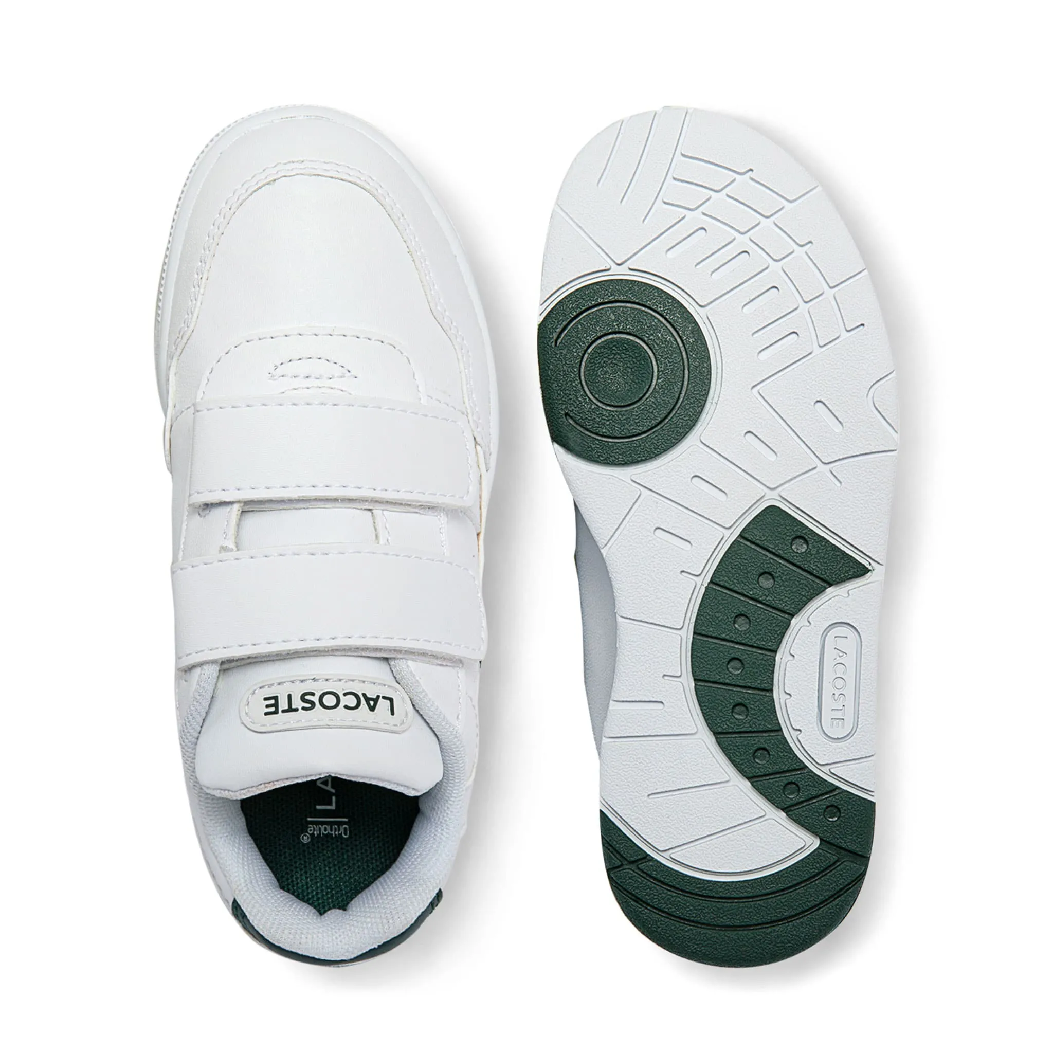 Lacoste Soulier T-Clip Blanc Pointures 4-10