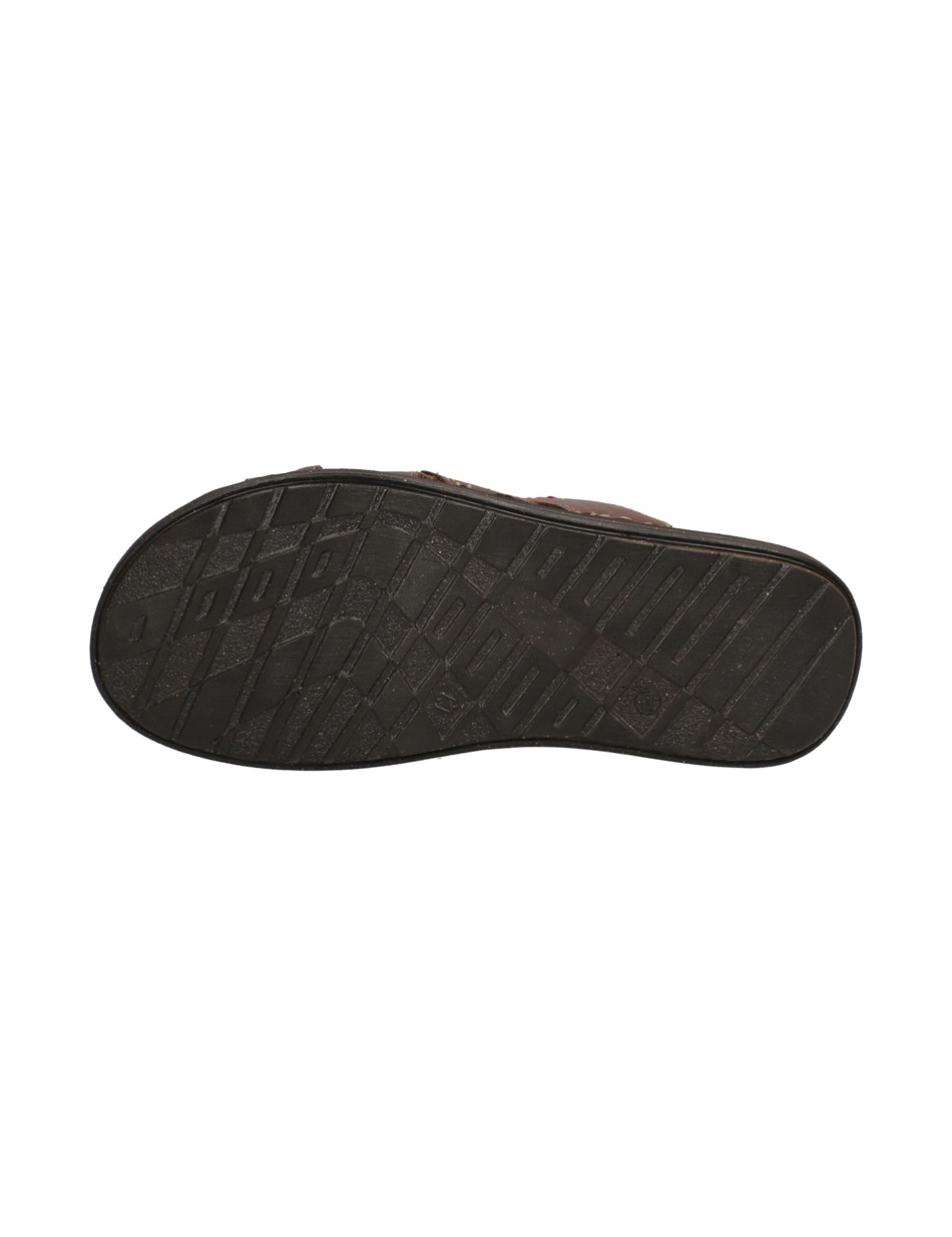 Lederkombination Pantoffel