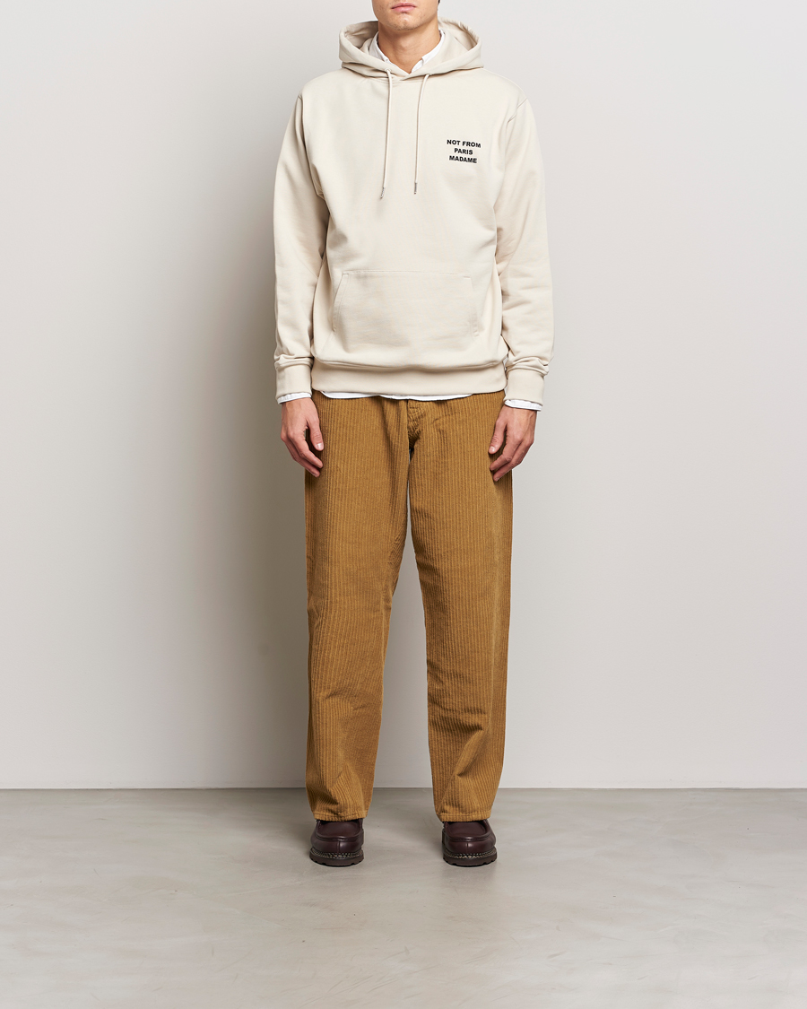 Drôle de Monsieur Slogan Hoodie Mastic