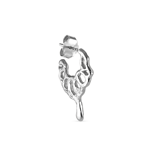Jane Kønig Butterfly Hoop, Sølv-Left