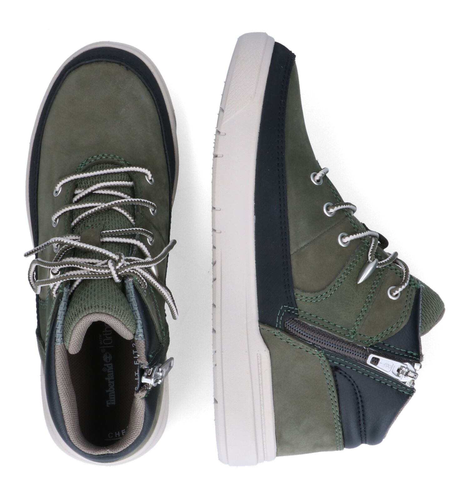 Hoge schoenen groen