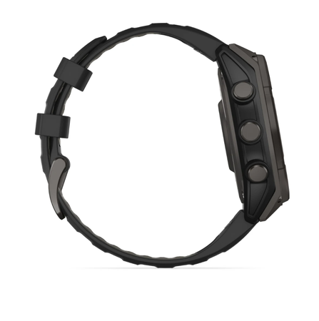 FENIX 8 SOLAR SAPPHIRE Multisportuhr  carbongrau  47mm Sapphire, 22mm Armband