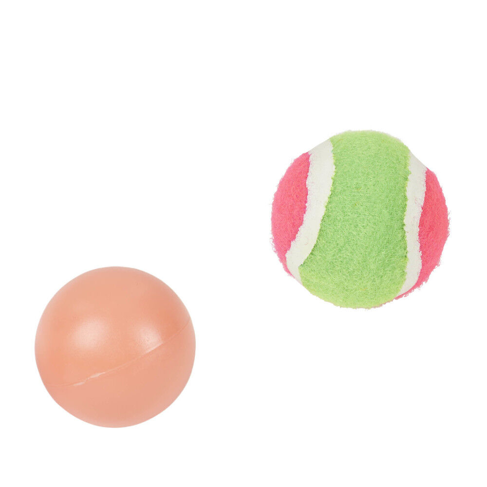 Raquette double face x2 + balle x2