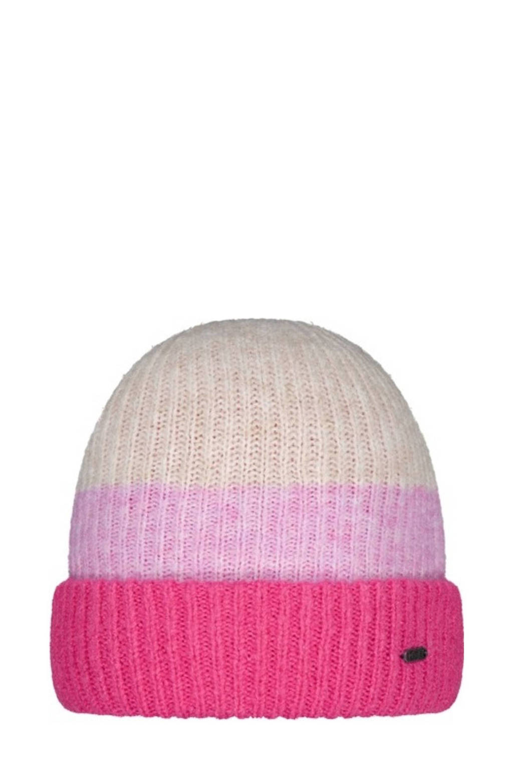 muts roze/ecru