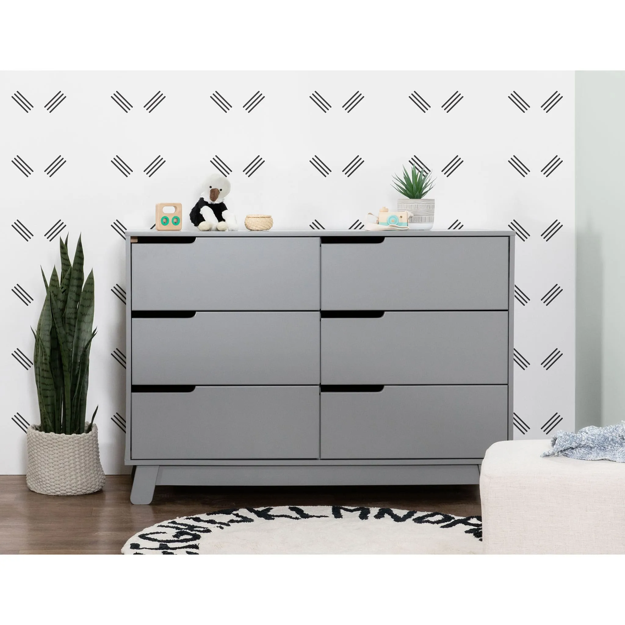 Babyletto Bureau 6 Tiroirs Hudson - Gris