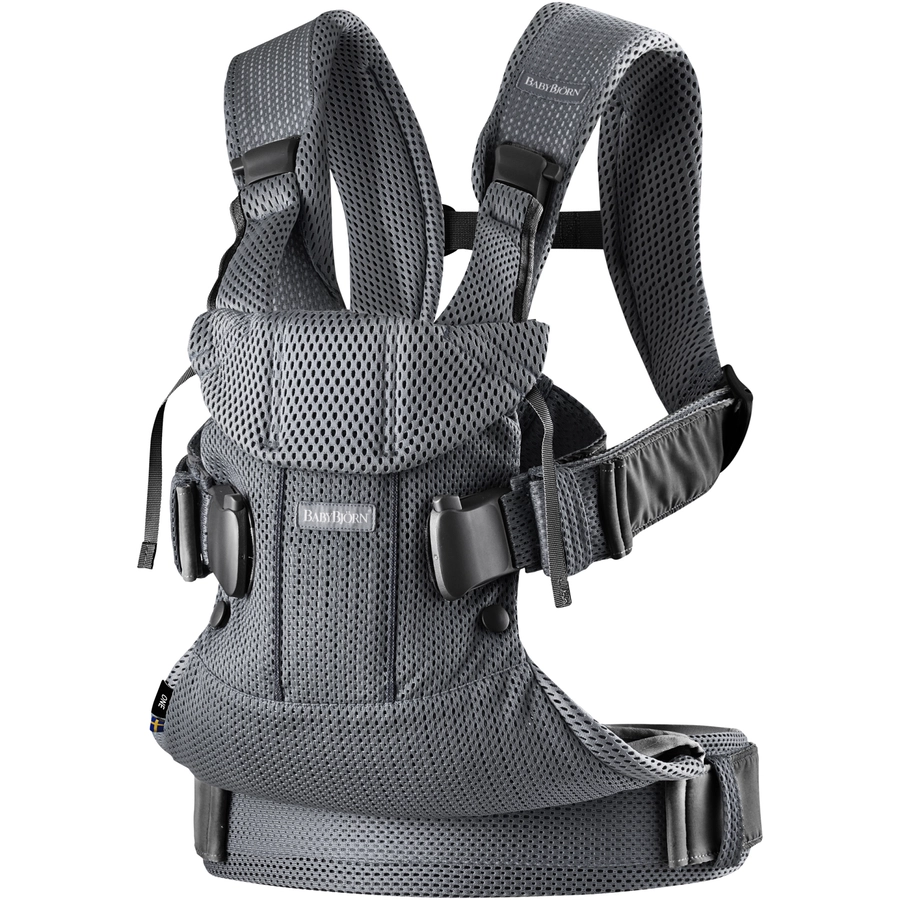 BABYBJÖRN Babytrage One Air Mesh Anthrazit-grau