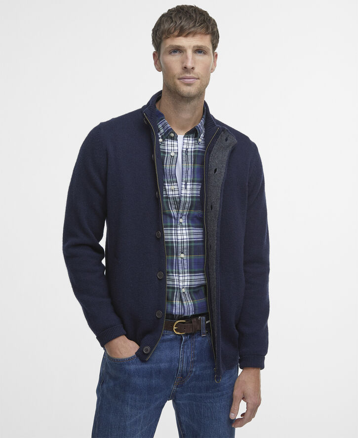 Barbour Barbour Essential Patch Zip Blå