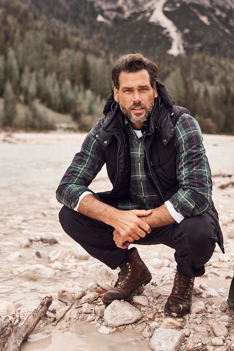 Karohemd, Langarm, Buttondown-Kragen, Modern Fit