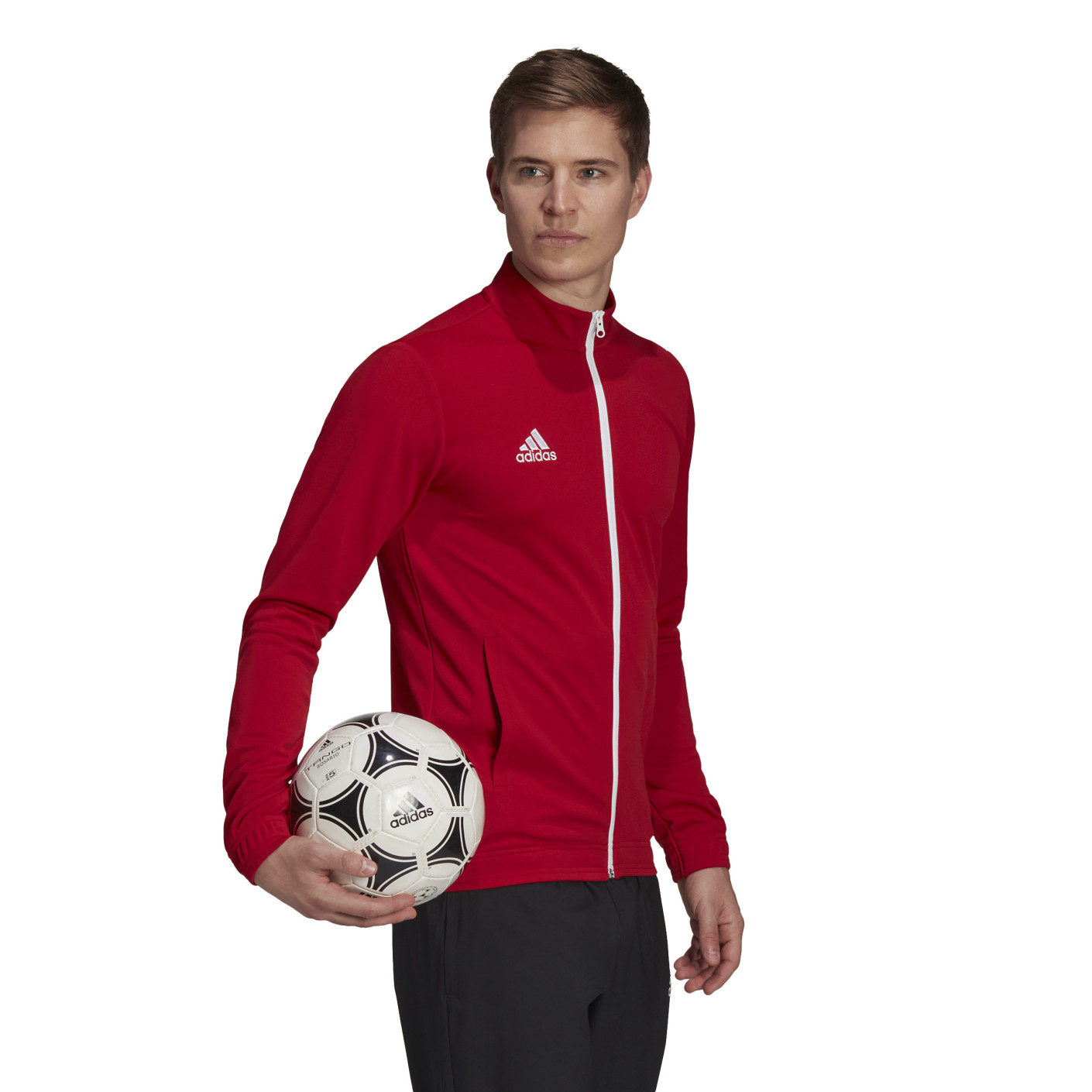 Adidas Entrada 22 Trainingsjack Rood Wit