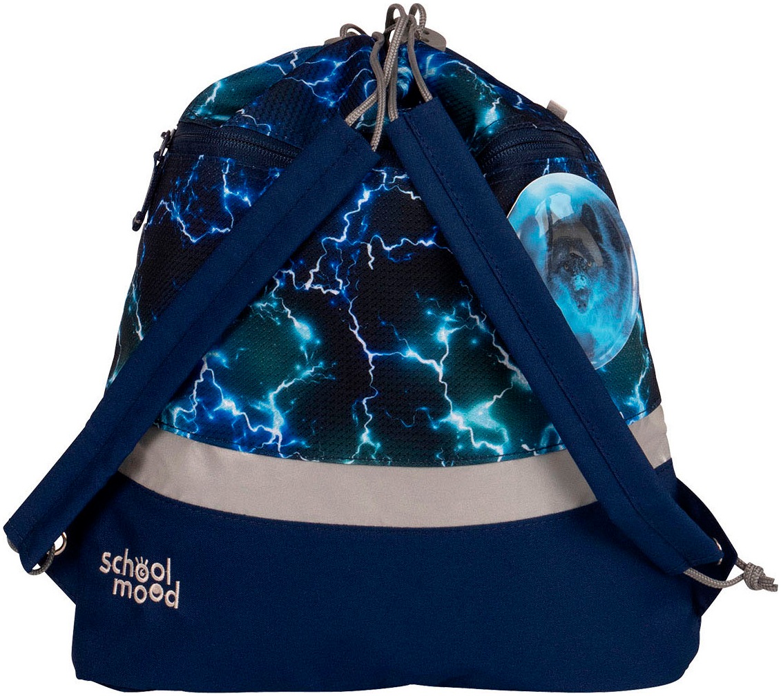 SCHOOL-MOOD® Schulranzen »Champion Pro« retroreflektierende Flächen mit LED-Patchy