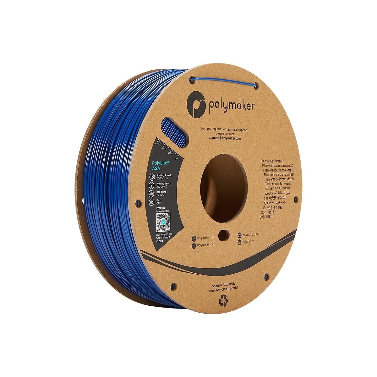 Polymaker PolyLite ASA - 1kg - Blue