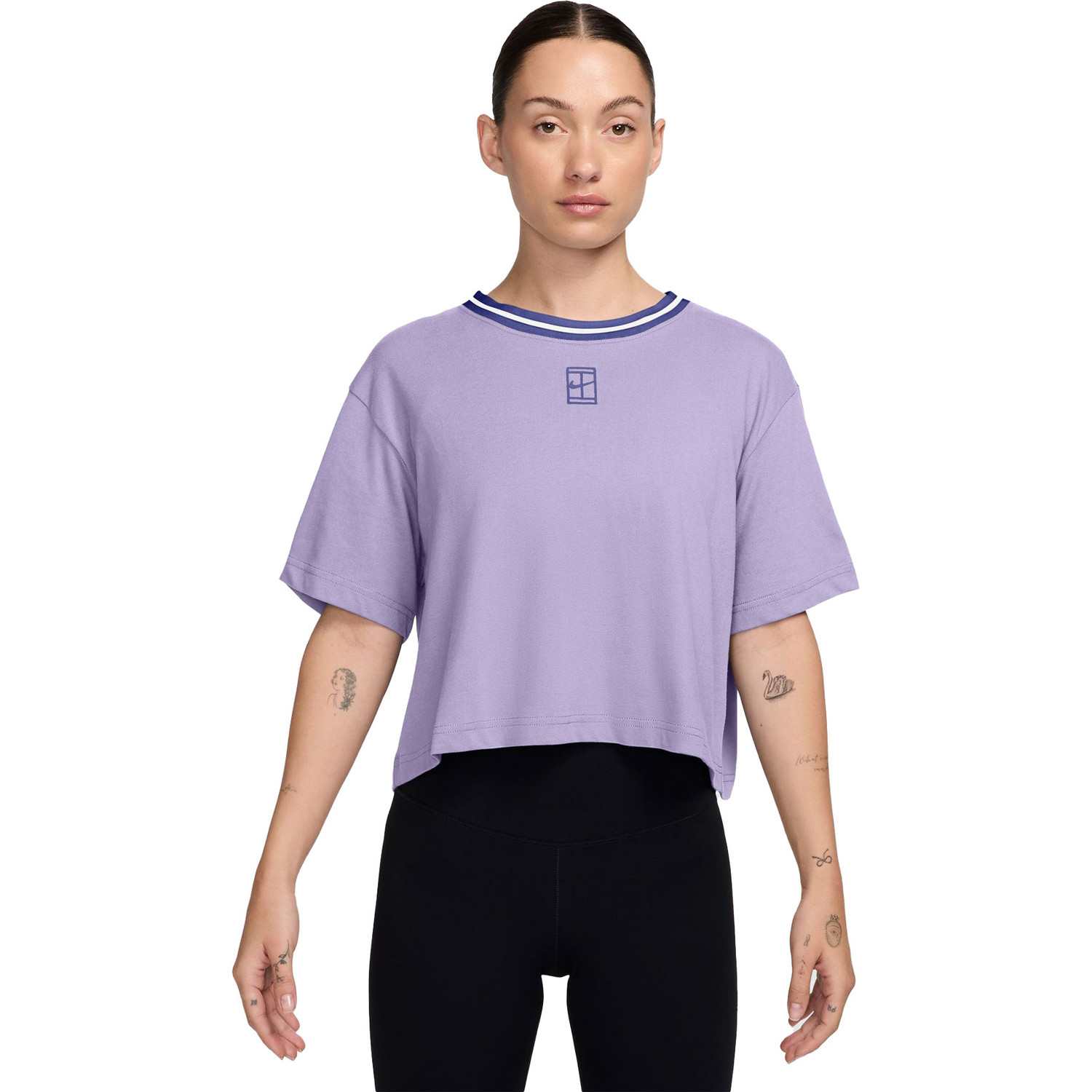 Nike Court Heritage Cropped Tee