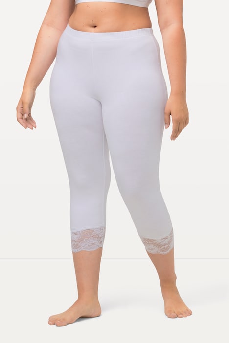 Capri, elastischer Spitzensaum, bis Gr. 66/68