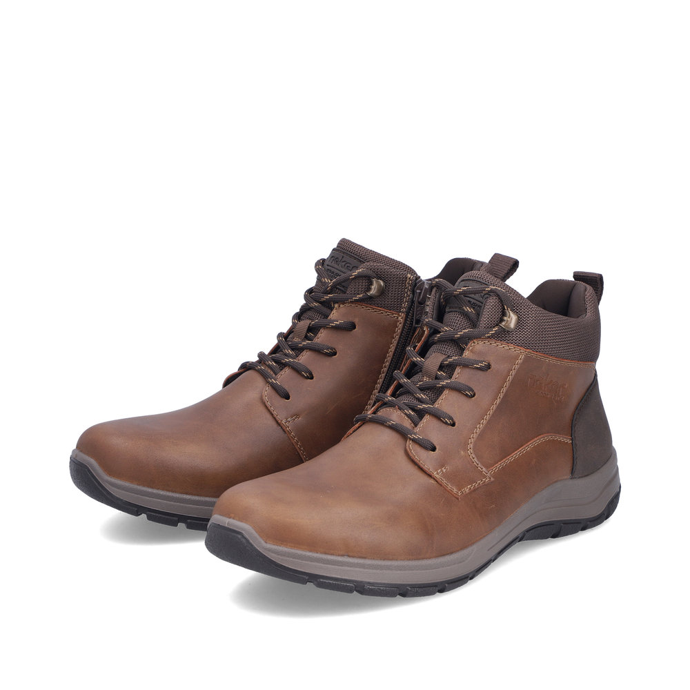 Rieker Herren-Schnürstiefel Braun