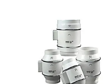 THERMEX KANALVENTILATOR, Rør, Badeværelse, Toilet, Hvid, IP44, 180 m³/t, 2500 rpm