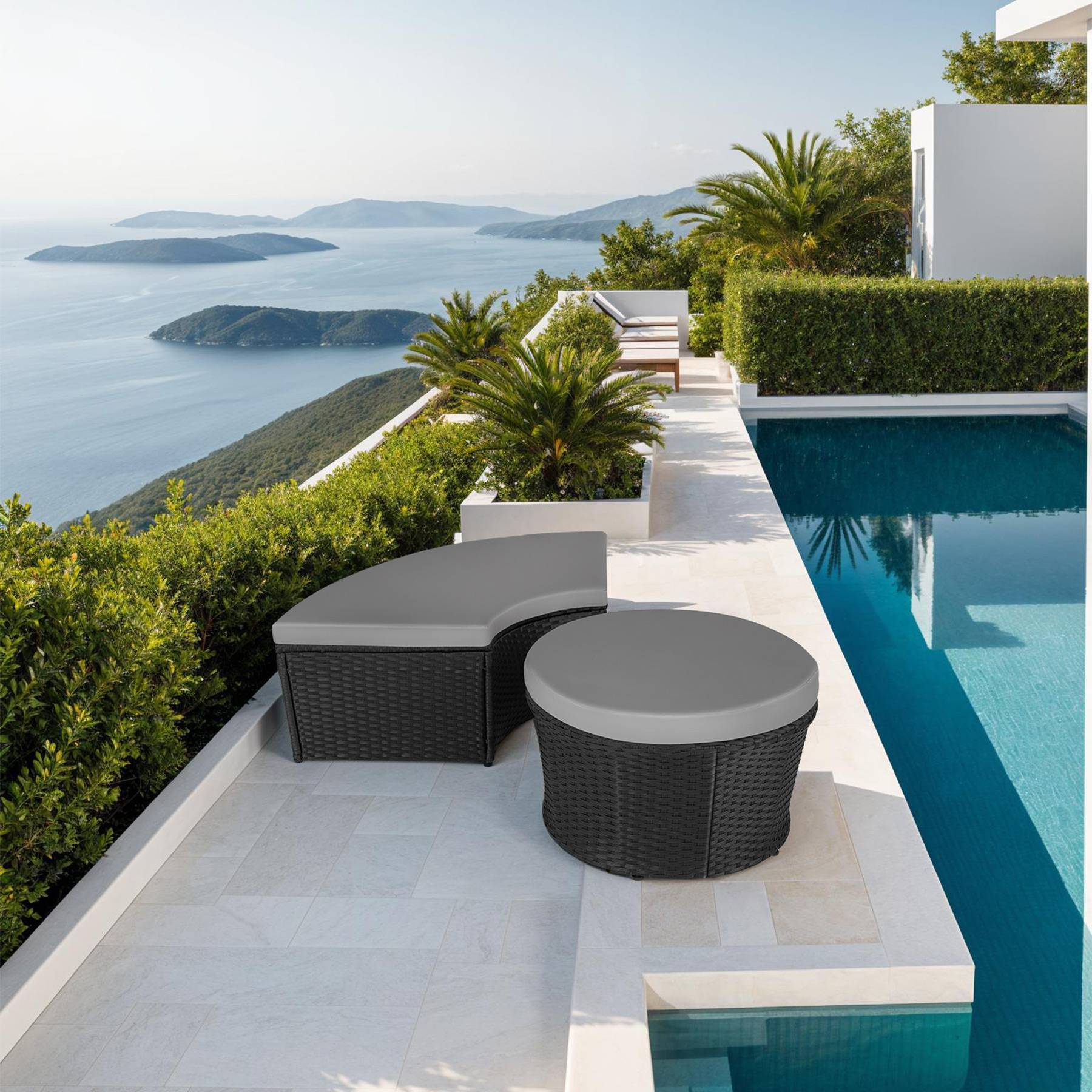 Rattan Sonneninsel Santorin