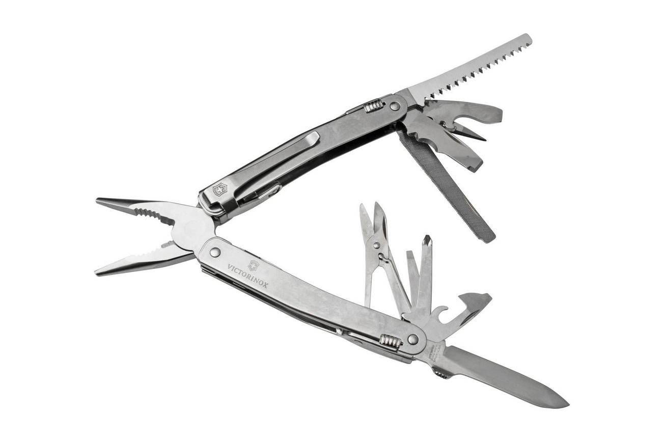 Victorinox Swisstool Spirit MX Clip, 3.0224.MKB1, silver, multitool