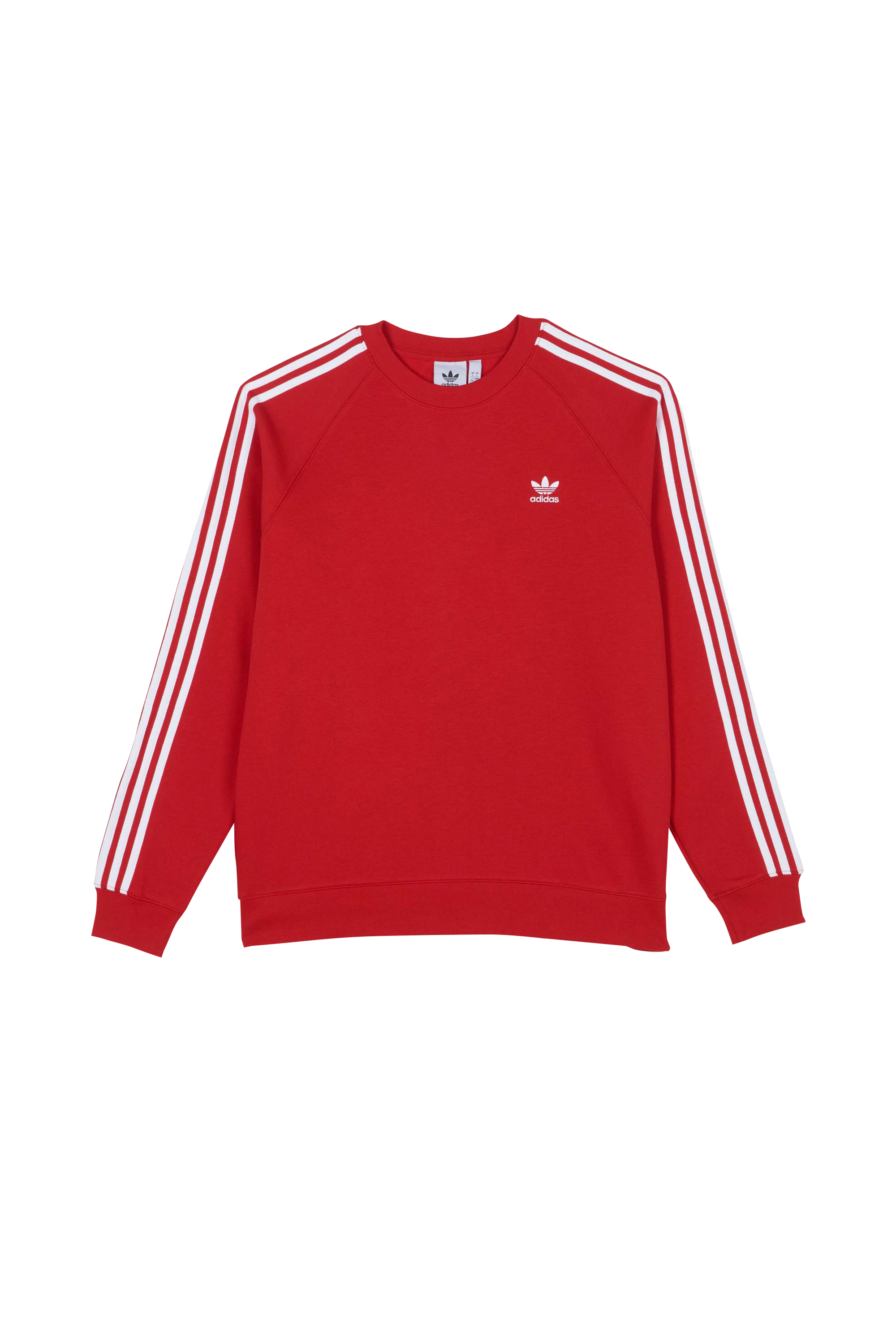 ADIDAS Sweat  3-STRIPES CREW Rouge