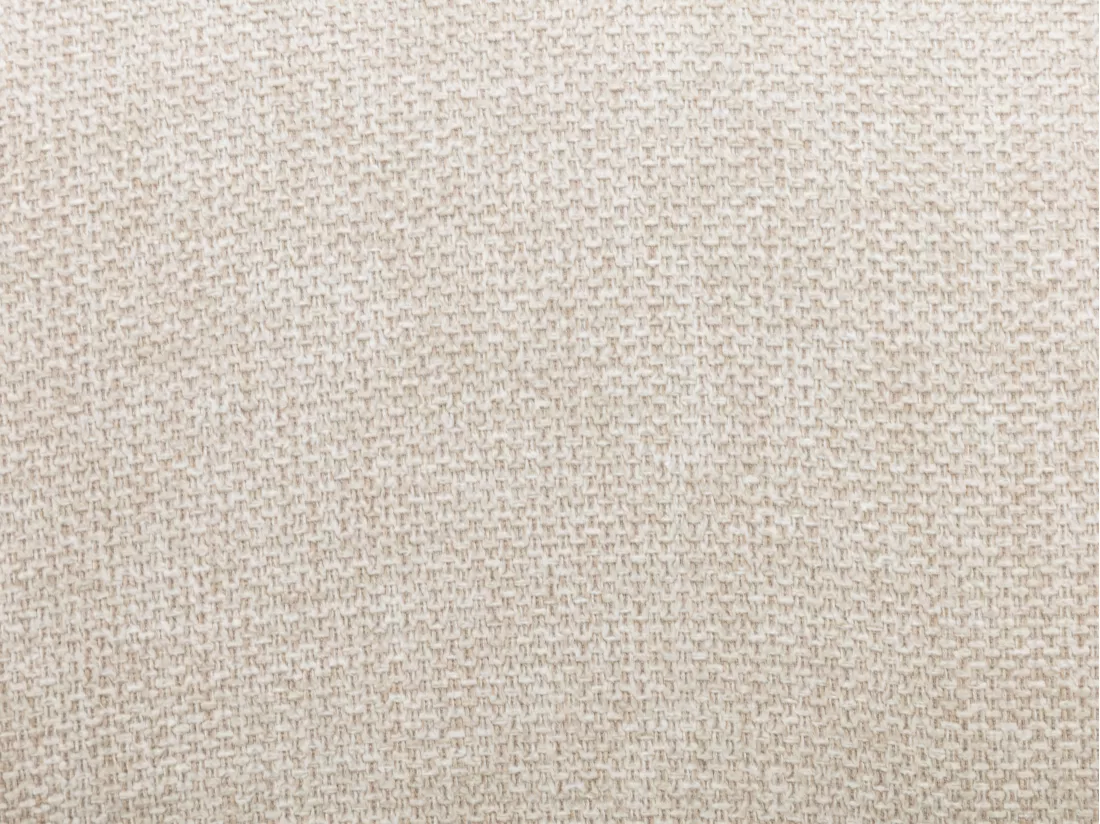 Lot de 2 chaises en tissu et bois d'hévéa - Beige - ISADIO