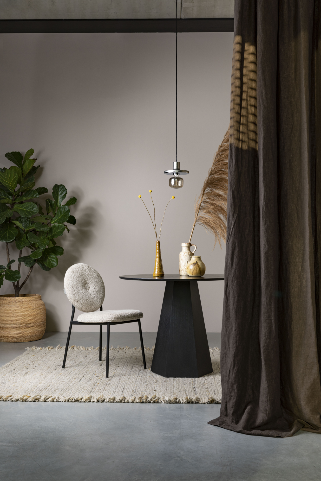 Vloerkleed Frills beige