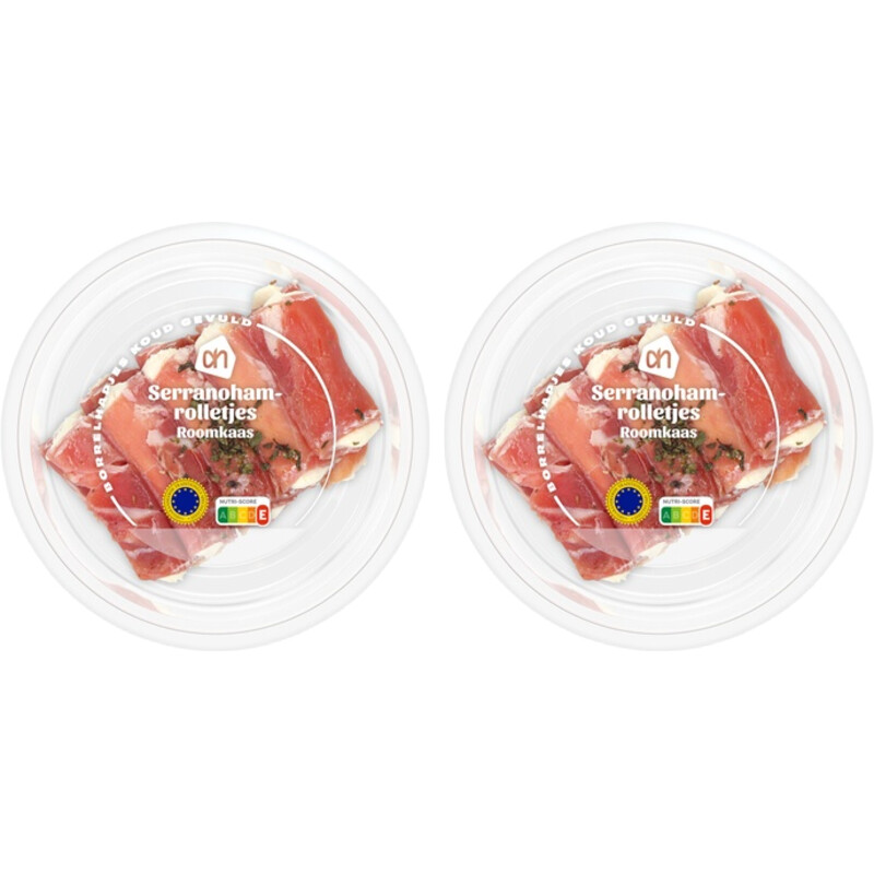 AH Serranohamrolletjes met roomkaas 2-pack