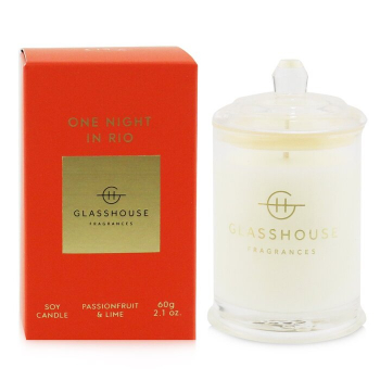 Glasshouse Glasshouse Triple Scented Soy Candle - One Night In Rio (Passionfruit & Lime)