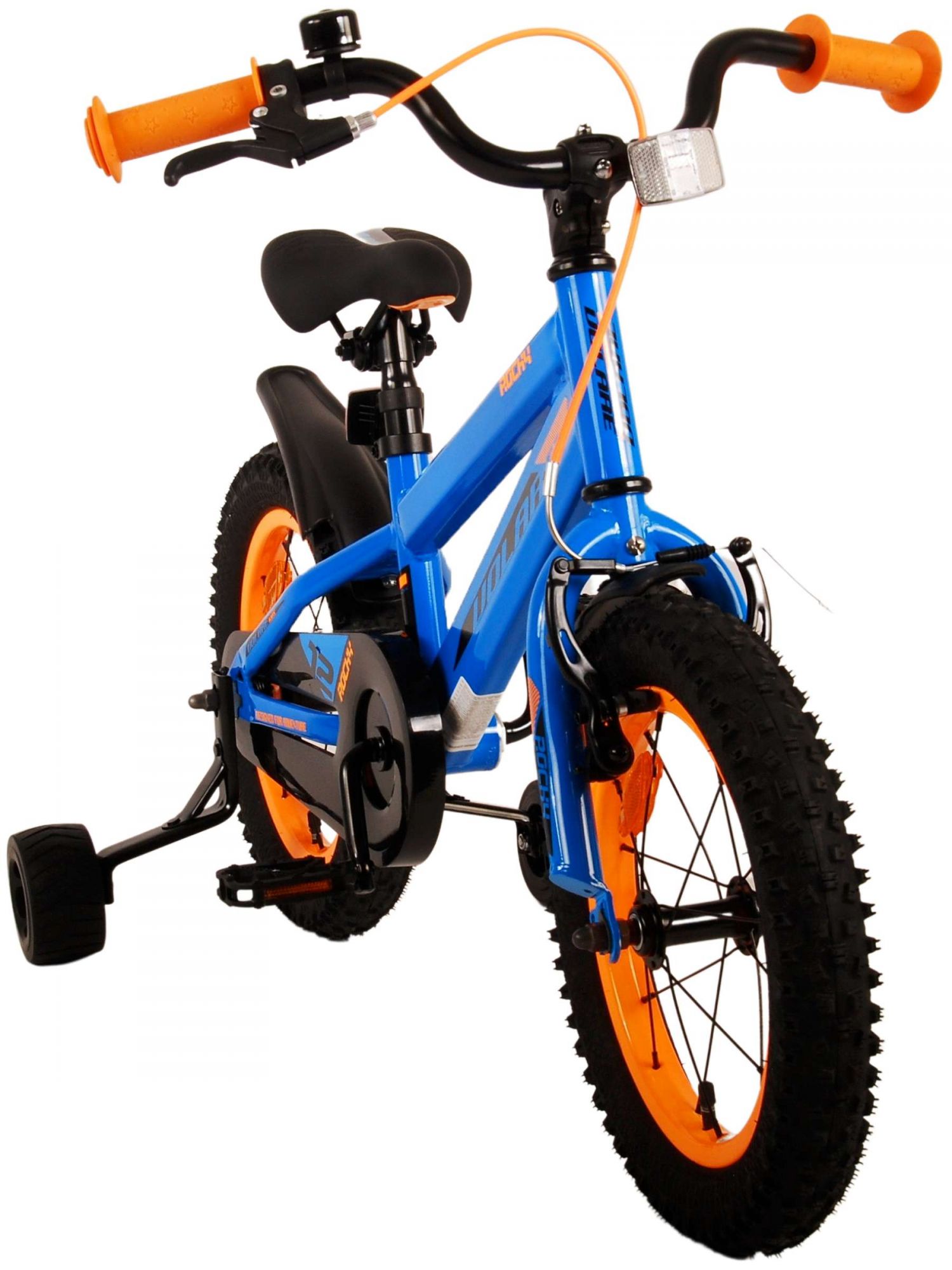 TPFSports Rocky Kinderfahrrad - Jungen - 14 Zoll - Rücktritt + Handbremse - Rot