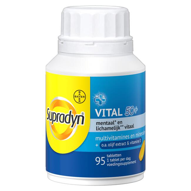 Supradyn Vital 50+ multivitamines voor vijftigplussers95 tabletten