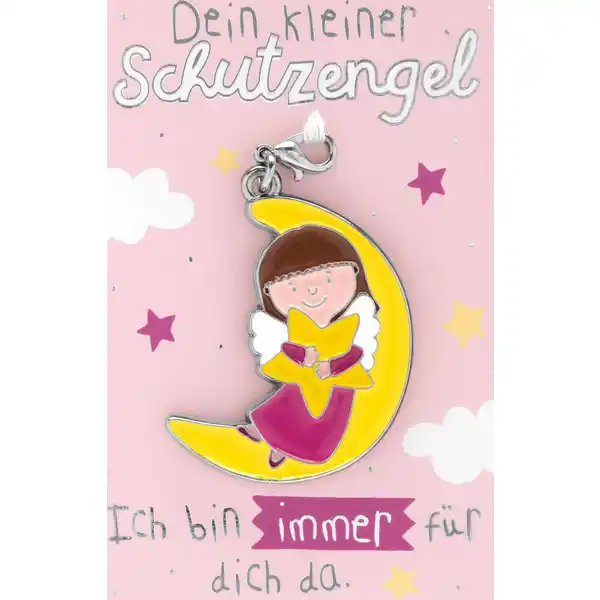Anhänger Dein kleiner Schutzengel rosa