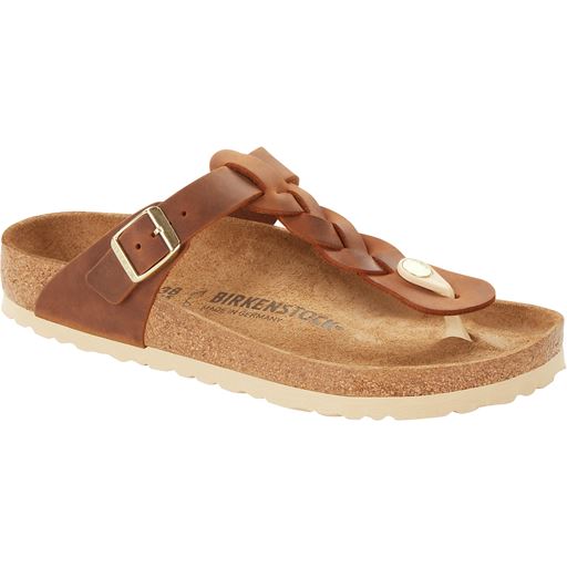 Birkenstock Gizeh Smal Sandaler, Cognac, 42