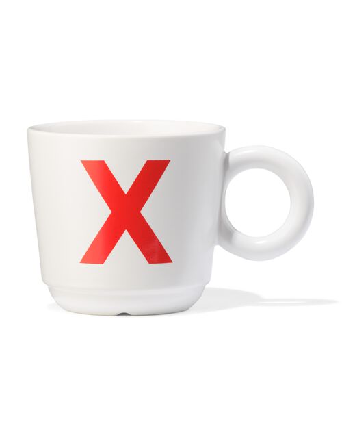 mug 280ml lettre X