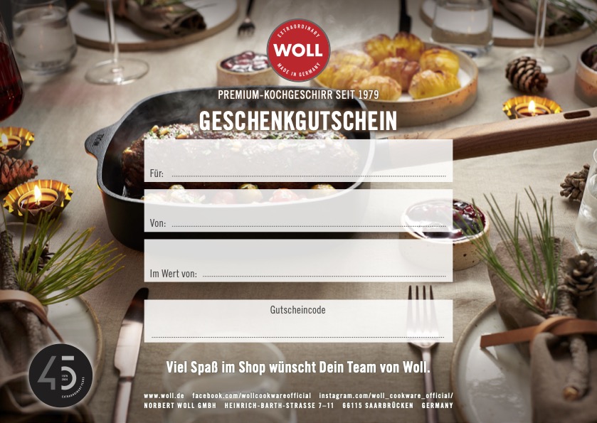 Geschenkgutschein von WOLL