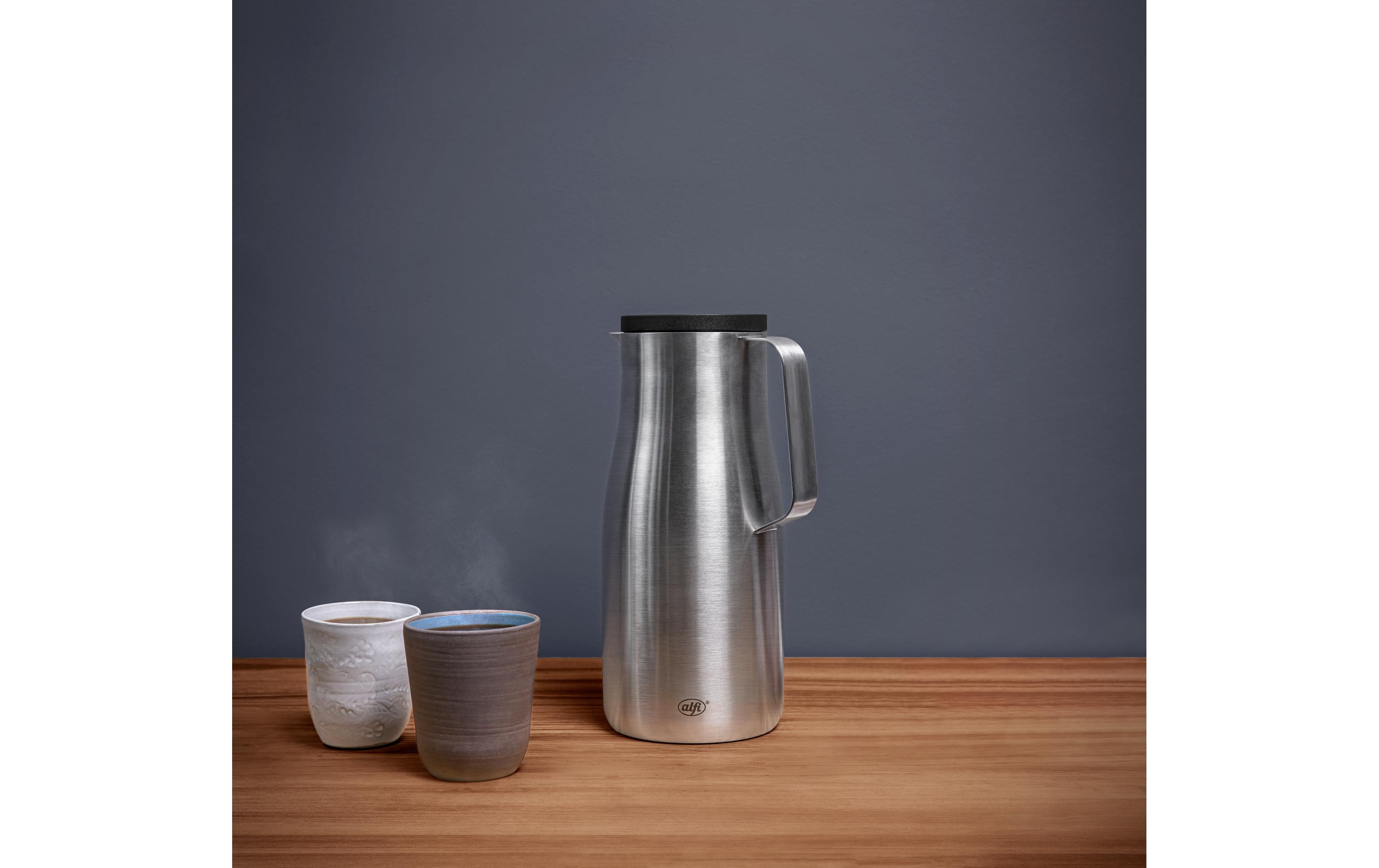 Thermoskanne Studio 1500 ml, SilberKaraffe aus Edelstahl