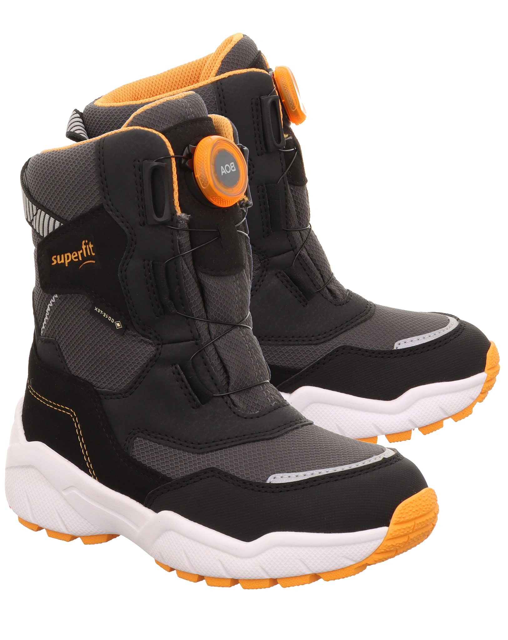 Schnellschnür-Boots CULUSUK 2.0 gefüttert in schwarz/orange