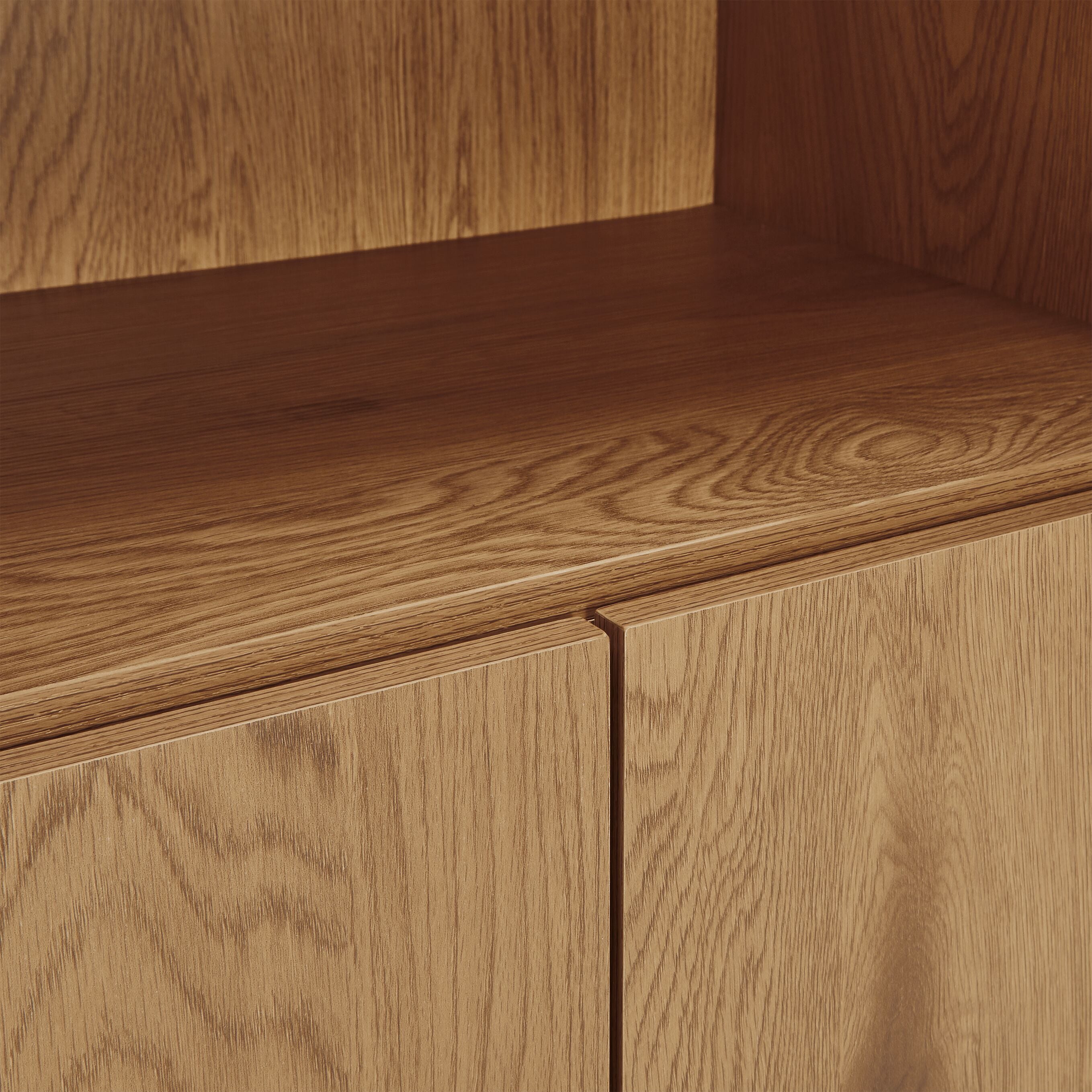 JEREMY Highboard - Braun / B: 80.0 cm x T: 40.0 cm x H: 103.0 cm