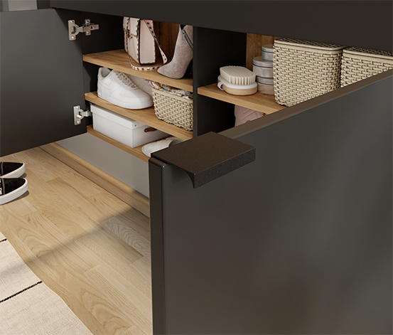 Mehrzweckschrank »Ameca« breit, graphit