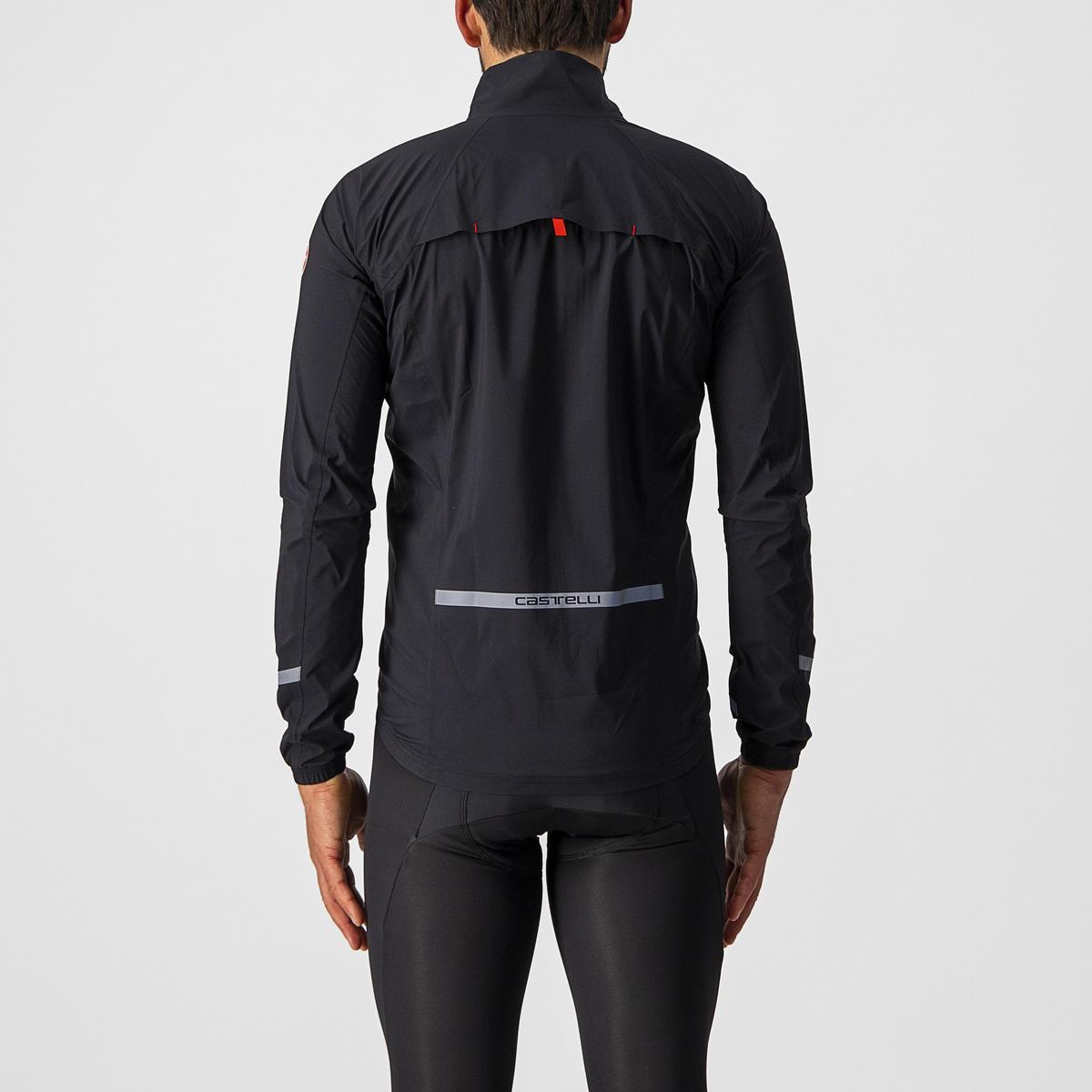 Castelli Emergency 2 Regnjakke i Light Black