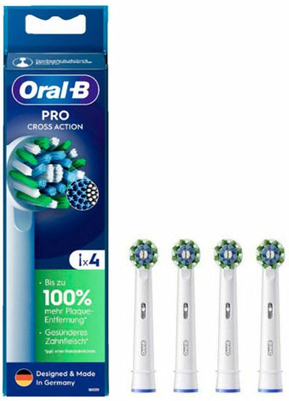Borstel vervanger Oral-B Pro Cross Action 4 Stuks