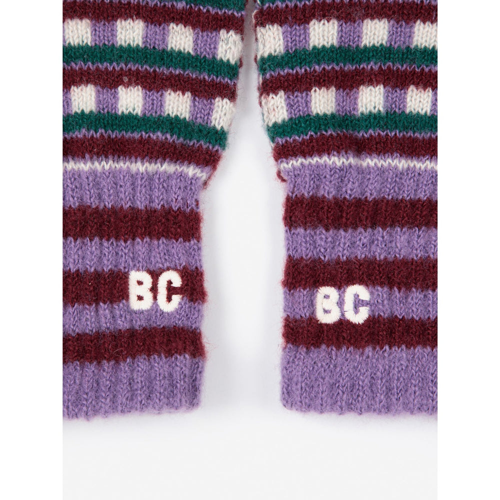 Køb Bobo Choses Purple Jacquard Long Handsker