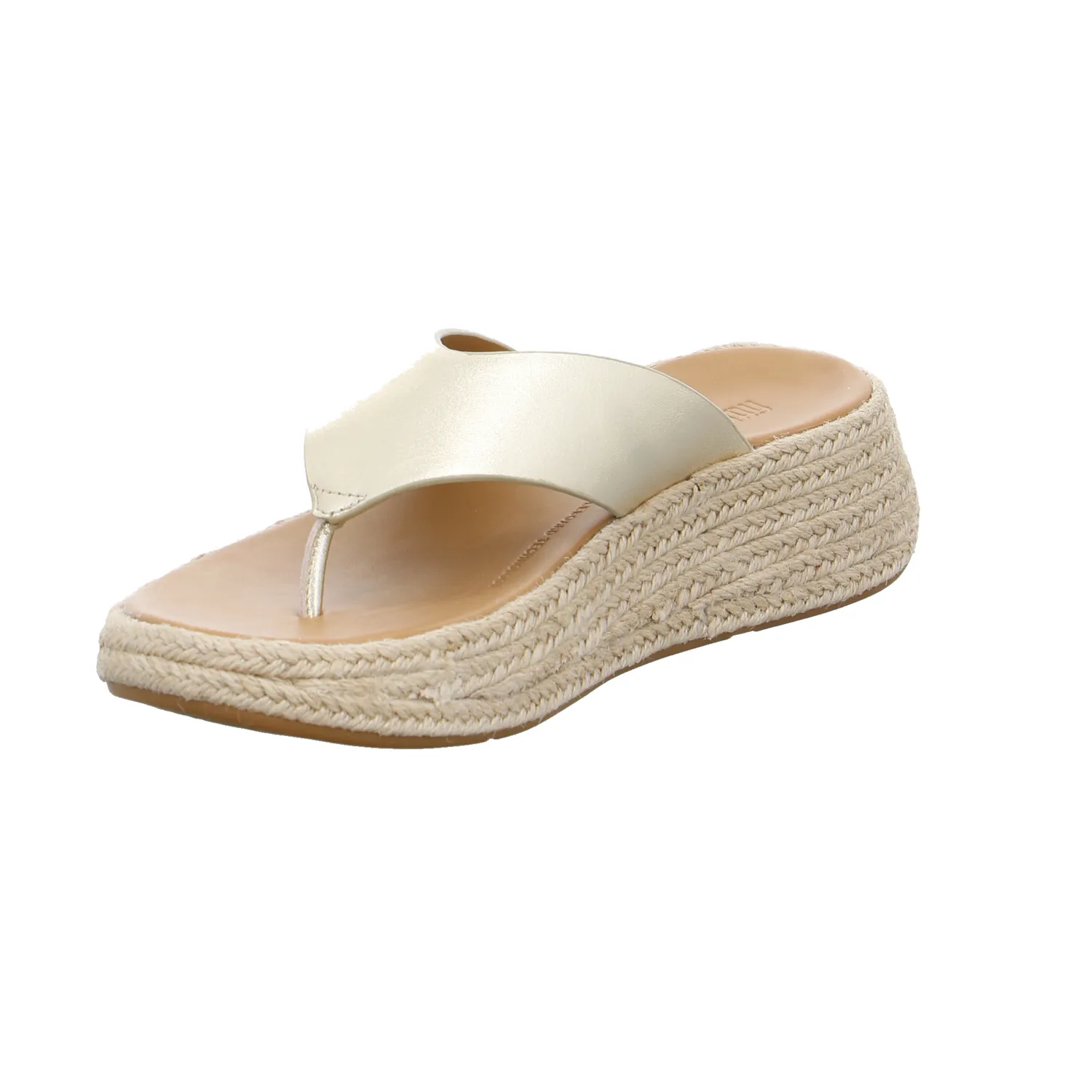 FITFLOP Zehentrenner-FlipFlop Gold Leder