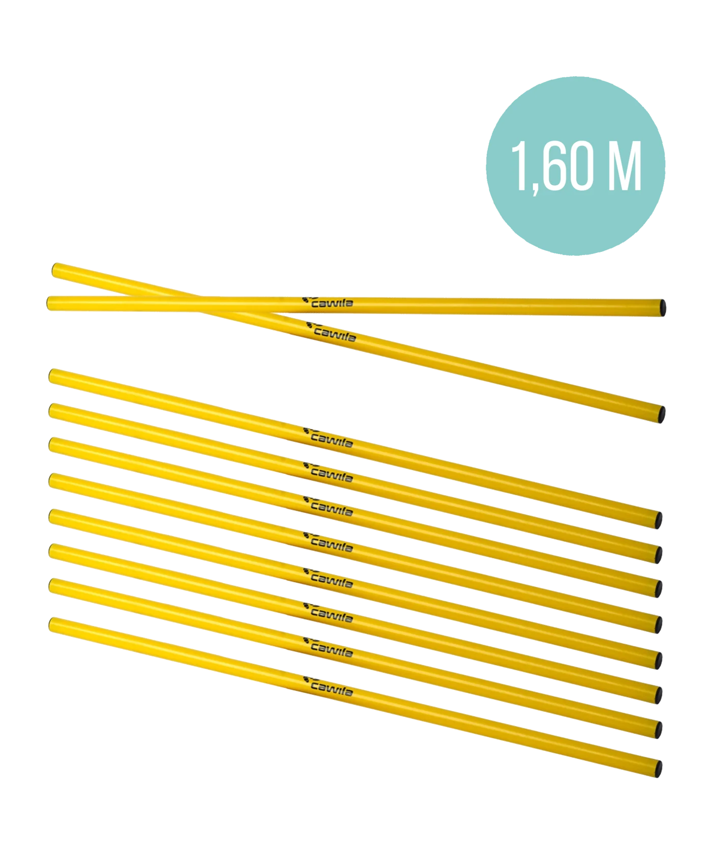 Cawila Trainingsstange L | 1,60m | Ø 25mm | Gelb