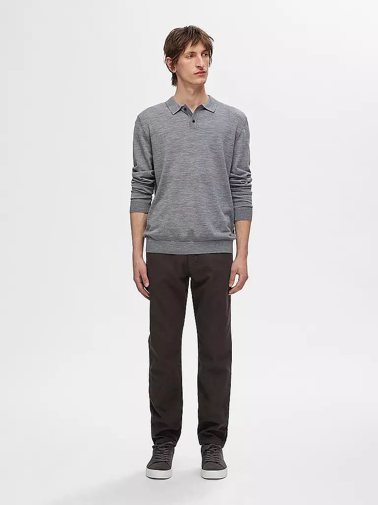 SELECTED Chino Slim Fit SLH175  braun