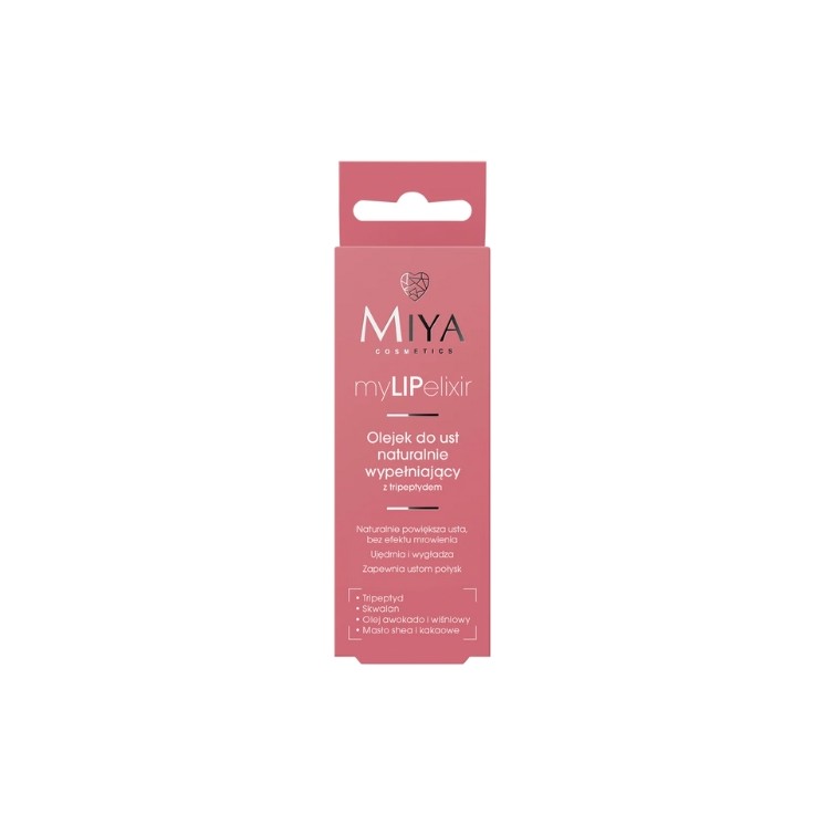 Miya Cosmetics myLIPelixir Natürlich füllendes Lippenöl mit Rose 10 g